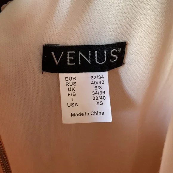 XS VENUS sequin pink mini dress with 3/4 length sleeves - Picture 3 of 4